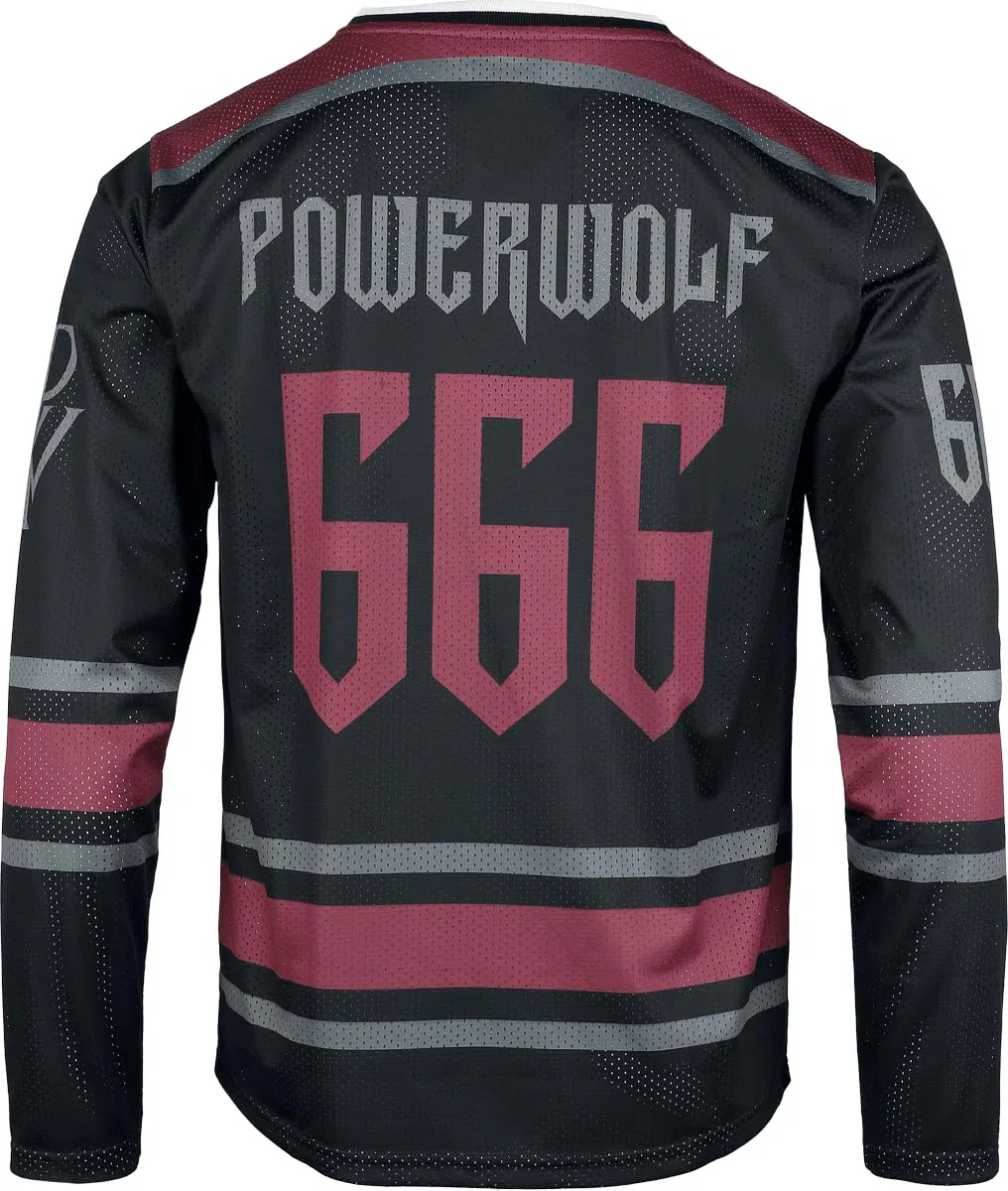 Powerwolf Hockey Jersey Männer Trikot Multicolor Activewear, Band-Merch, Bands, Sport, Trikots