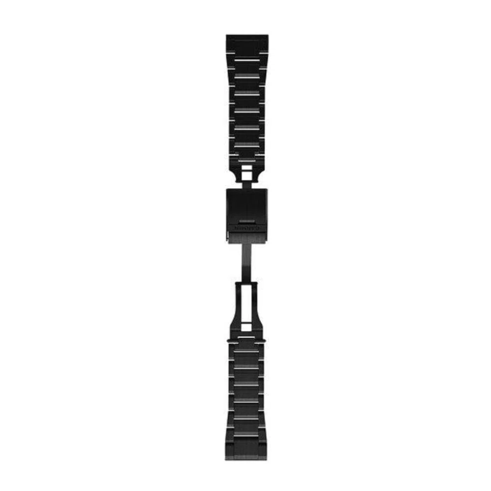 Garmin Quickfit-Uhrenarmband, belüftetes Karbongrau-Titan-Armband