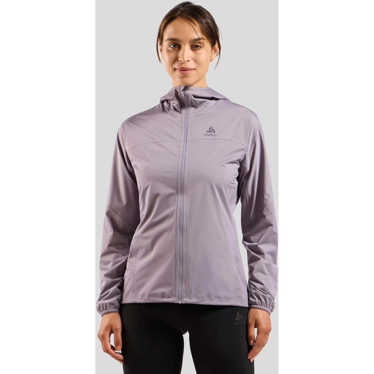 Odlo Damen X-Alp Waterproof Jacket Laufbekleidung Laufjacke Gray Ridge - Flieder S