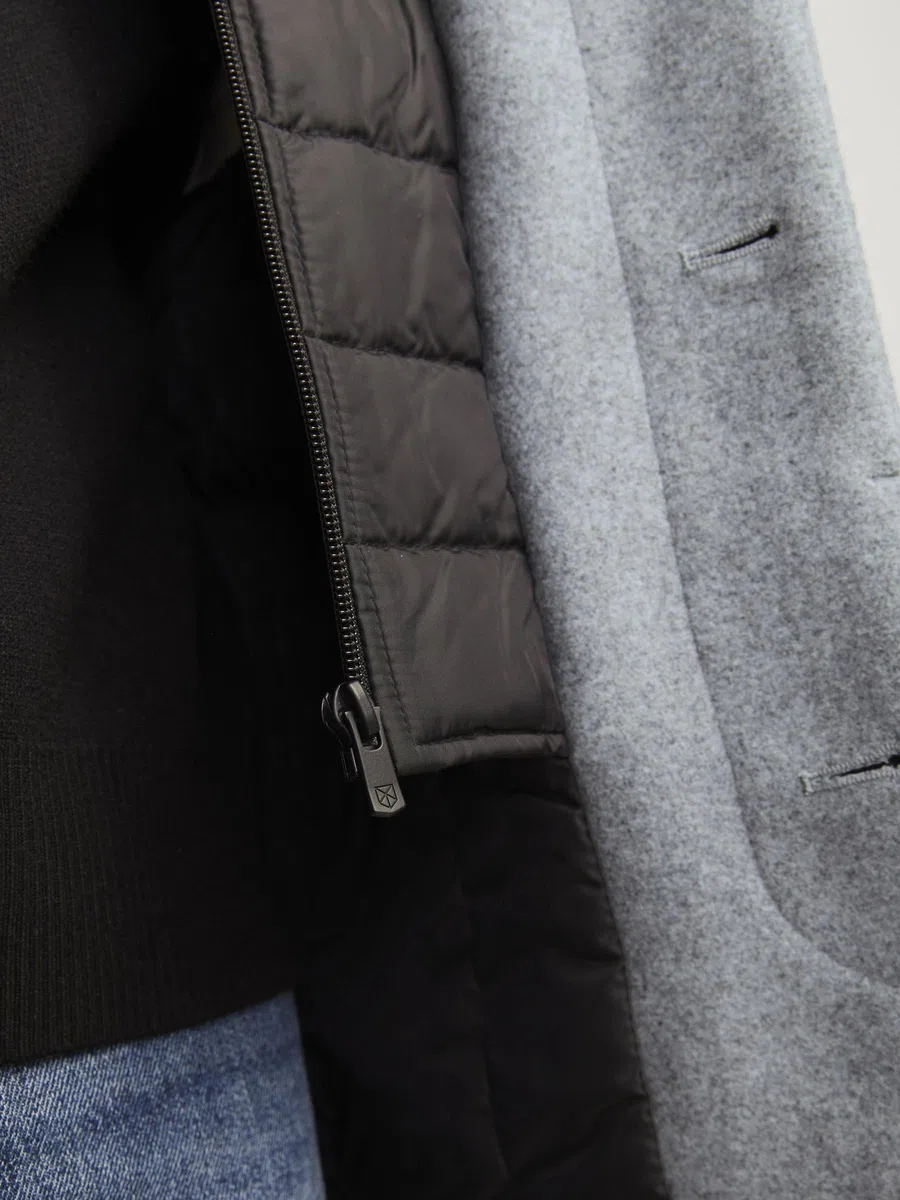 JACK & JONES Herren Mantel – Übergangsjacke & Wintermantel, Trenchcoat mit Stehkragen, Winddicht & Atmungsaktiv, Elegante Herren Jacke für Frühling, Herbst & Winter