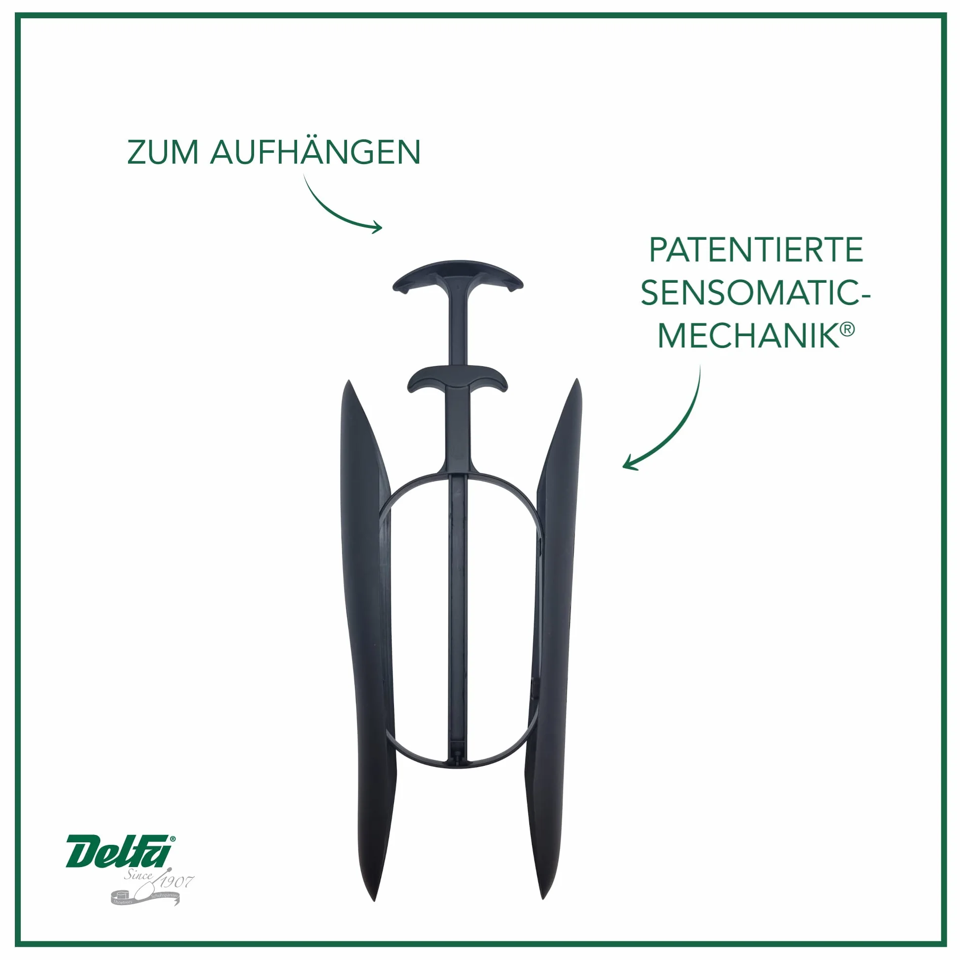 DELFA Stiefelformer 5 Paar - mit innovativem Sensomatic Federelement - Stiefelspanner - Länge 35 cm - Schaftformer