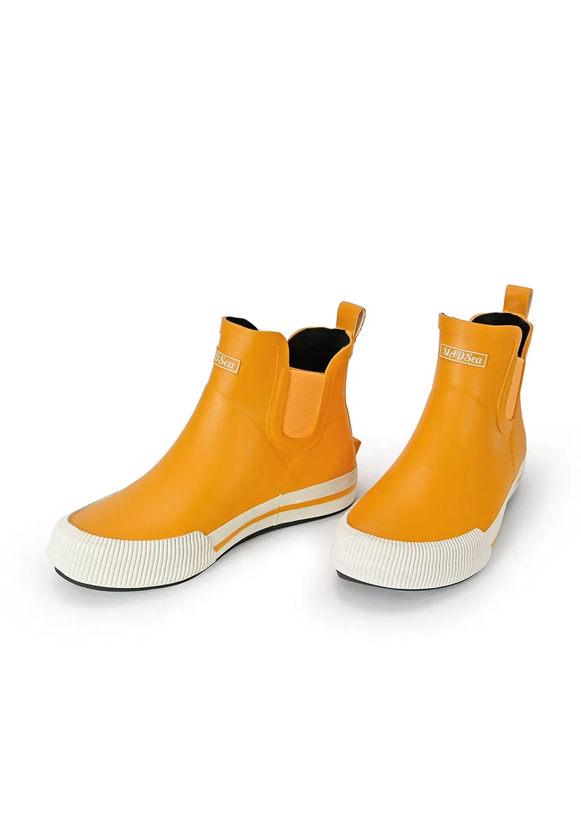 MADSea Damen Herren Unisex Gummistiefelette Short Story | Regenstiefel Gummistiefel Gartenschuhe Wasserdicht Segelstiefel | Kurzer Schaft Knöchelhoch