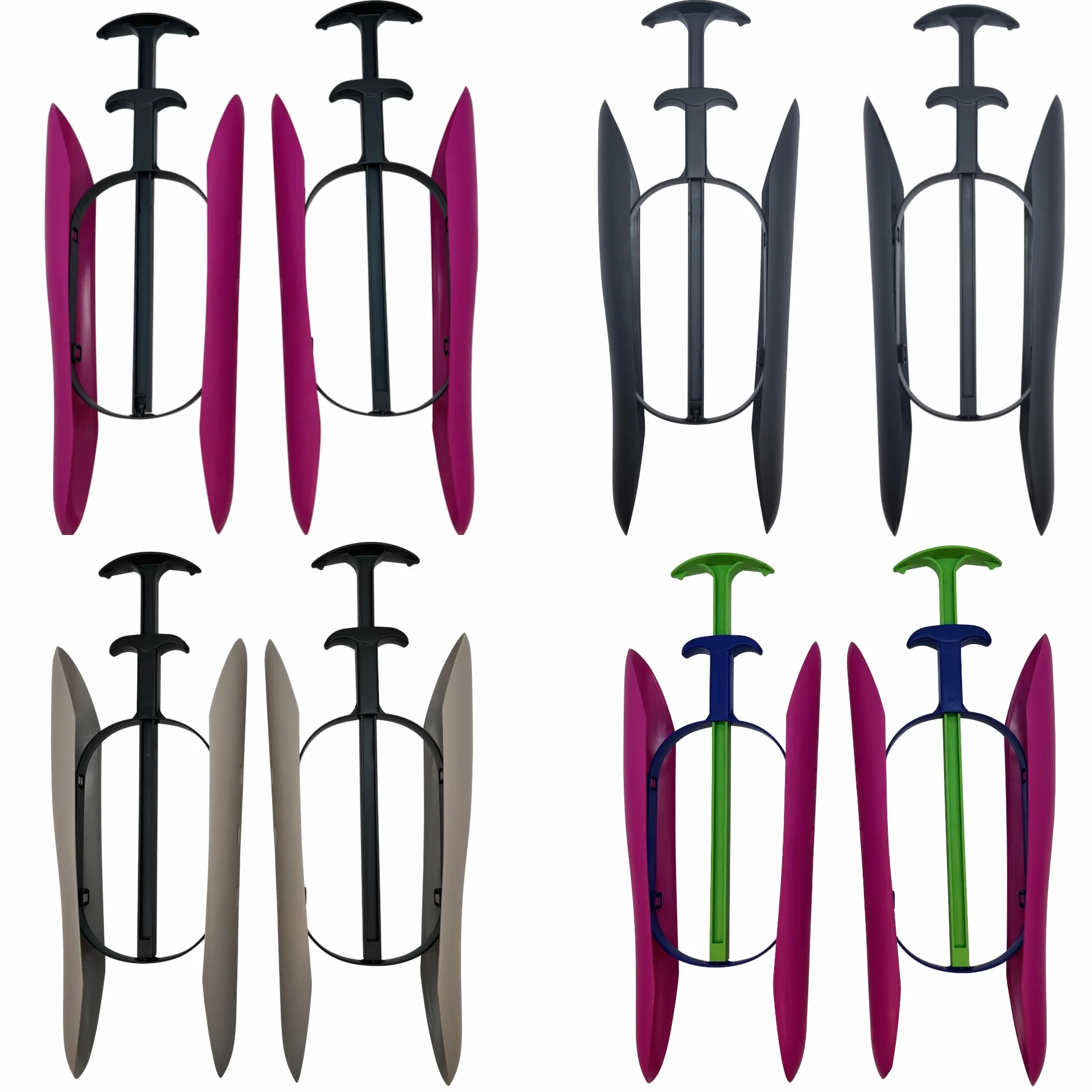 DELFA Stiefelformer 5 Paar - mit innovativem Sensomatic Federelement - Stiefelspanner - Länge 35 cm - Schaftformer