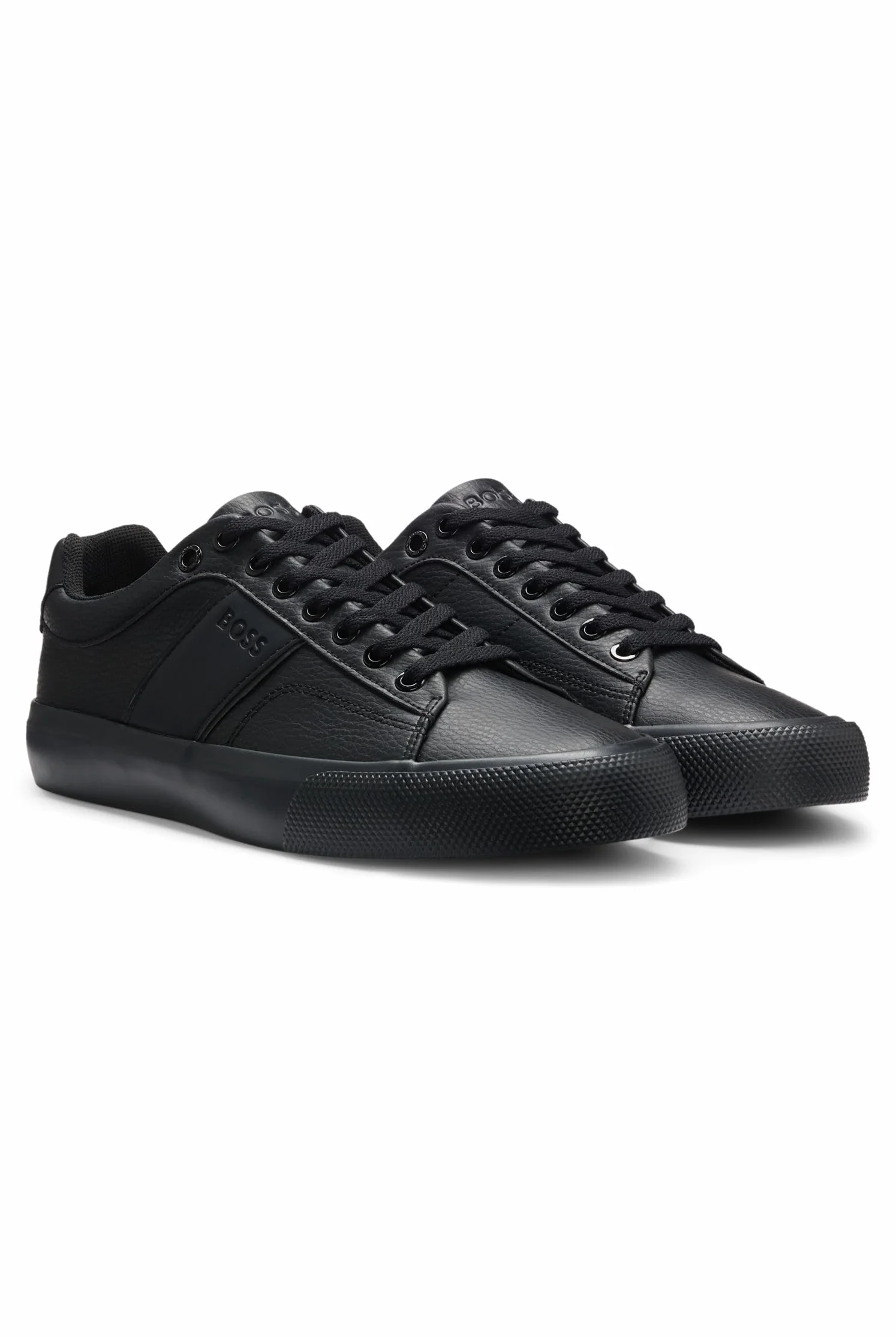 BOSS Herren Aiden Tenn Schnür-Sneakers mit Cupsohle und kontrastfarbenem Logo Größe