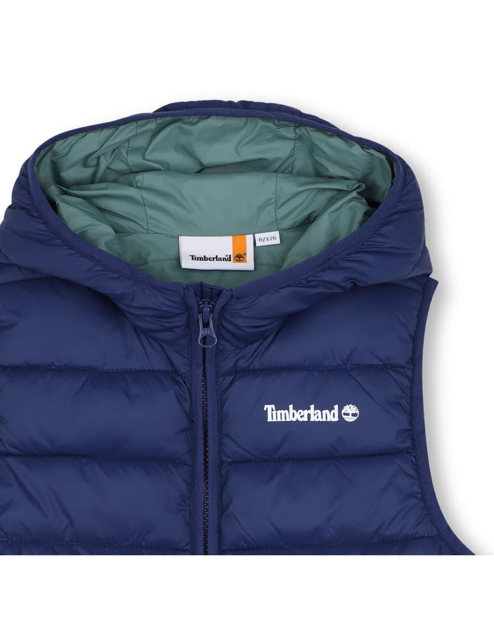 Timberland Puffer Jacke Ärmellos Jungen Blau 12 Jahre