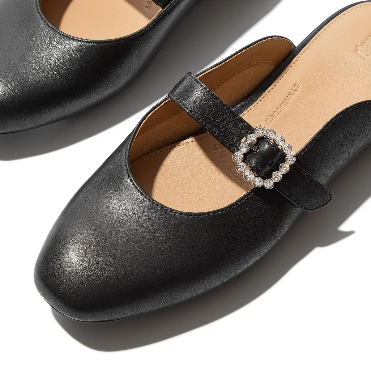 FitFlop Damen Delicato Crystal-Buckle Mary-Jane MulesMary Jane Schuh