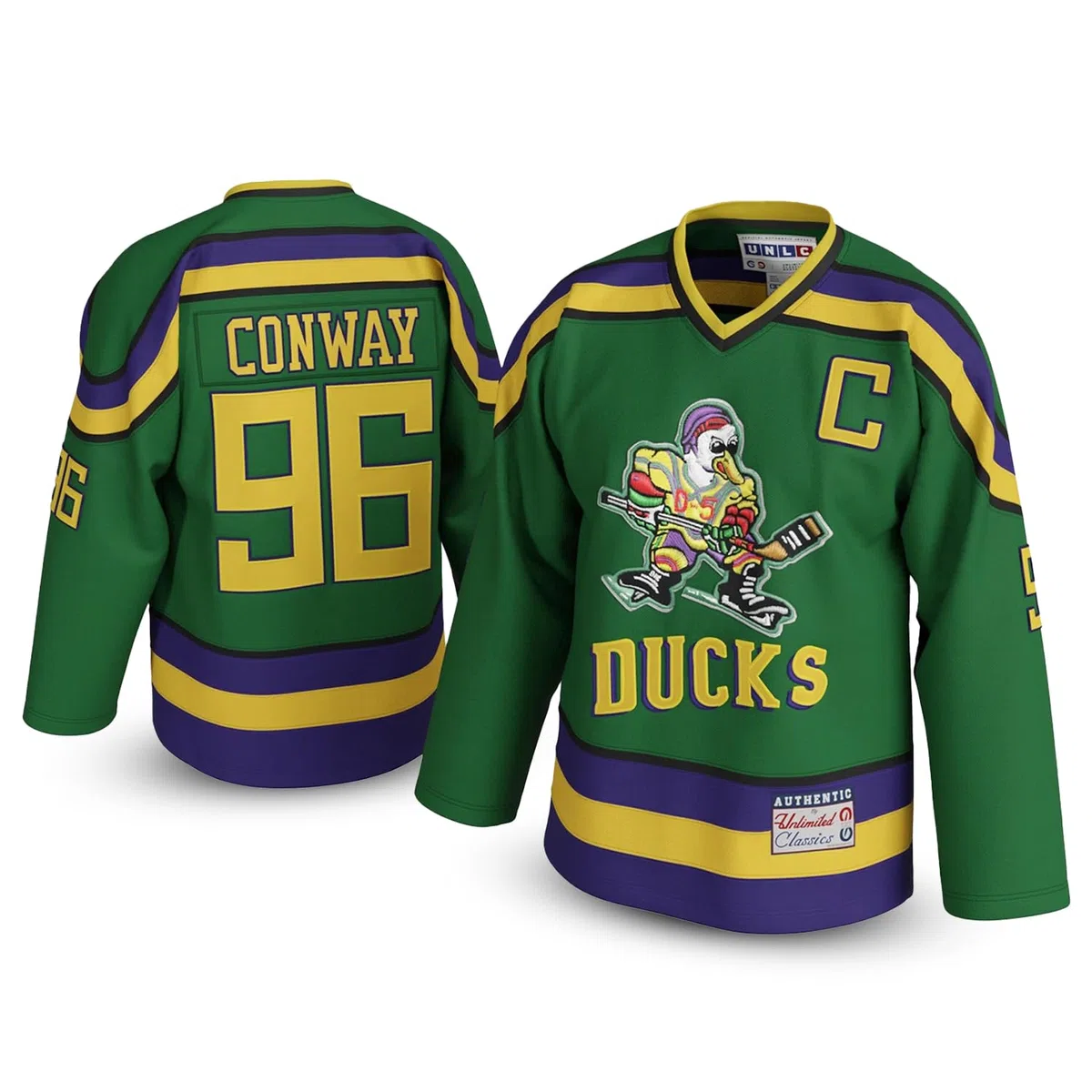 Conway #96 Mighty Ducks Hockeytrikot Jugend