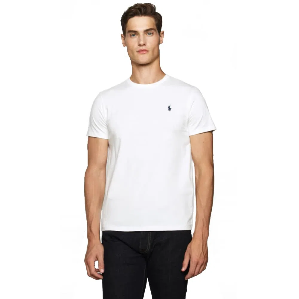 POLO RALPH LAUREN Strick-T-Shirt mit schmaler Passform