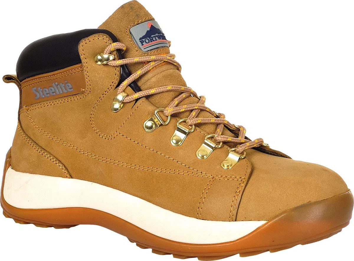 Portwest Steelite halbhoher Stiefel SB HRO, Größe: 47, Farbe: Honig, FW31HOR47
