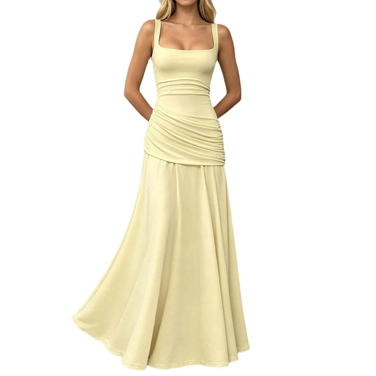 Unterkleid Damen Sommer Bequem Spaghettiträger Kleid Trägerkleid Sexy Mit Trägern Unterkleider Freizeitkleider Casual Ärmellos Unterziehkleid Miederkleider