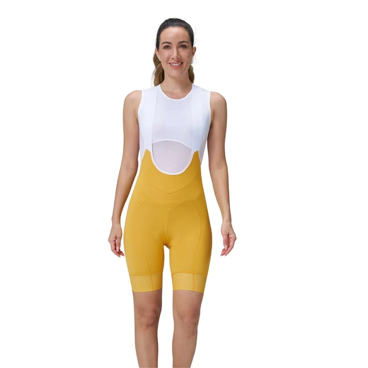 Damen-Radhose Mit TräGern Damen Radhose mit Trägern, 6 Stunden Radsport-Polsterung, atmungsaktiv, Mountain Road Bike Shorts, Fahrradhose FüR Radsport