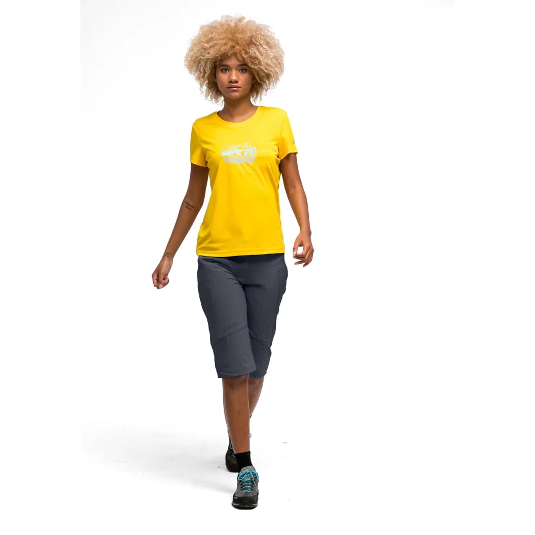 Maier Sports Kluane, Kurze Damen Wanderhose, Wasserabweisende Outdoorhose für Trekking und Hiking, PFC-frei, mSTRETCH pro 4 & Dryprotec