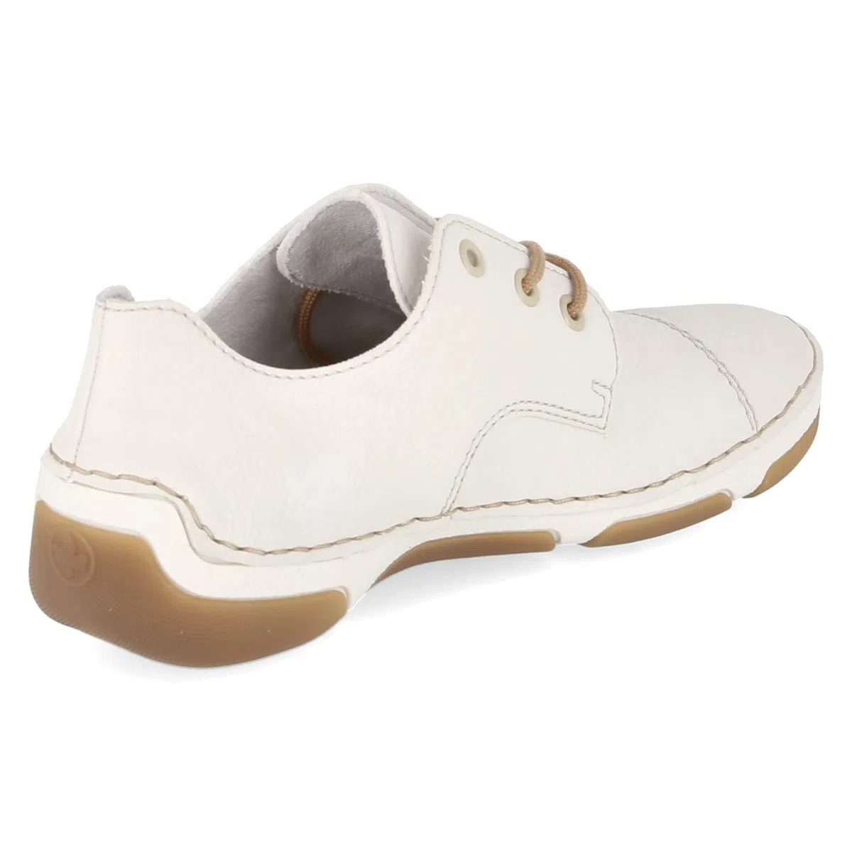Rieker 55920-80 Damen Schnürschuhe Kunstleder in Weiss - Gr. 36