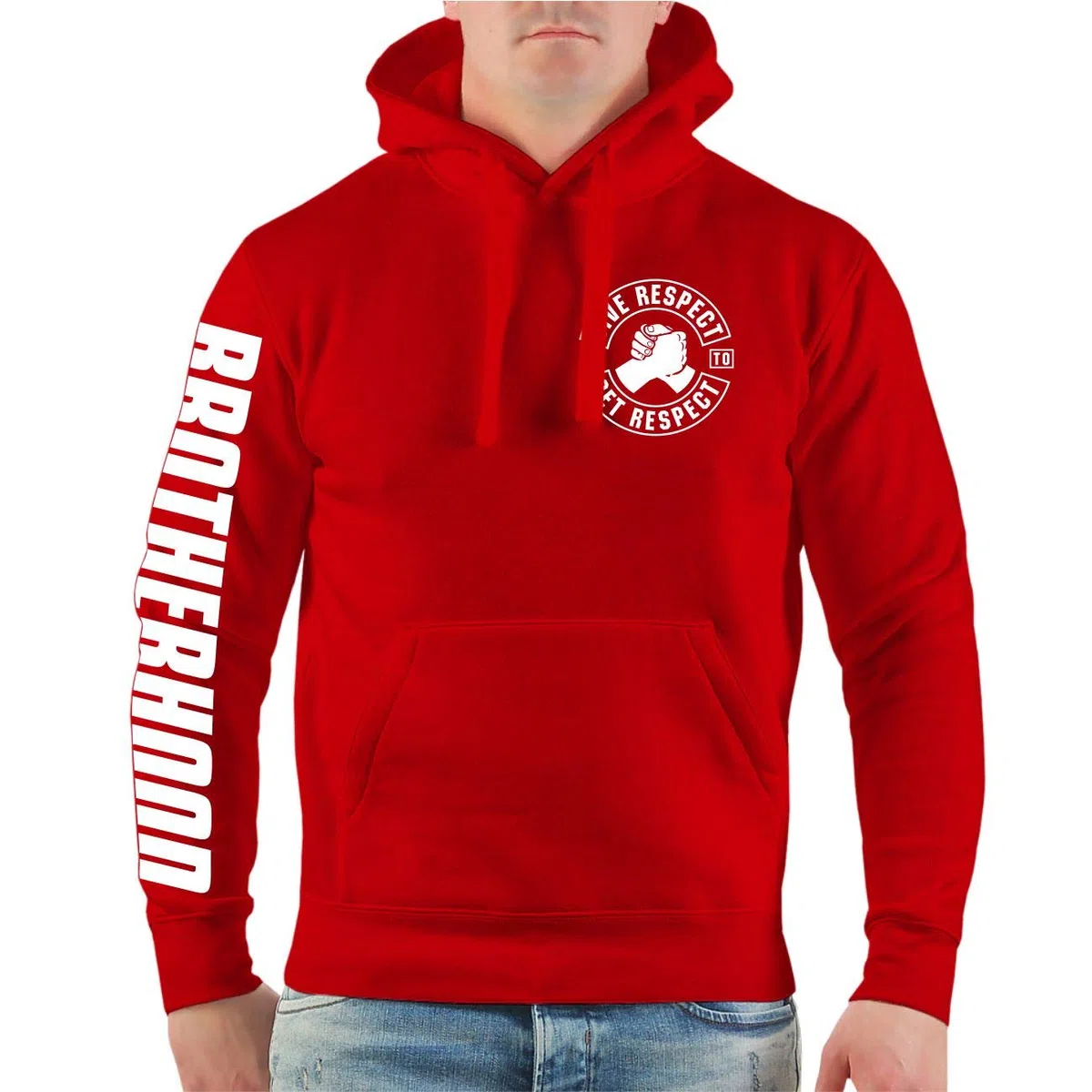 FELDWEGHEIZER Herren Männer Kapuzenpullover Hoodies Biker Respect & Brotherhood Größe S - 5XL