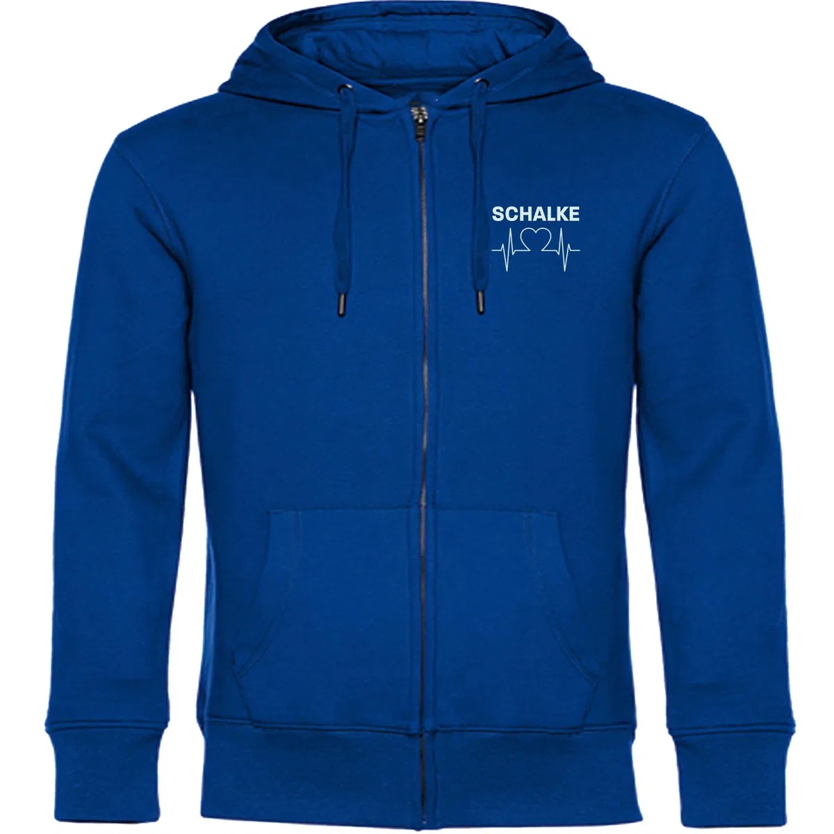 Kapuzen Sweatshirt Jacke - Schalke - Herzschlag