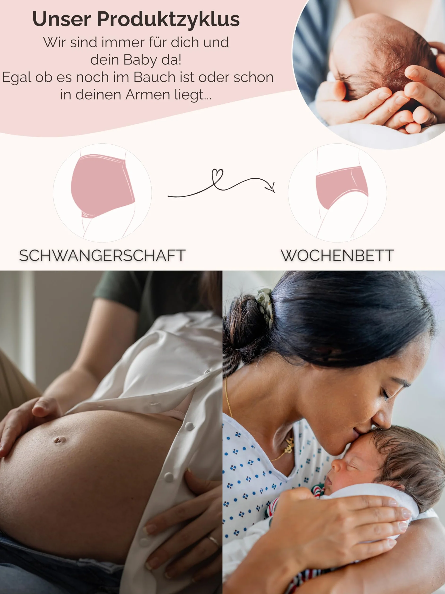 Herzmutter Umstandskleid festlich Sommer - Schwangerschaftskleid-Stillkleid - Lang - Maxikleid für Damen - Wickeloptik - 6900
