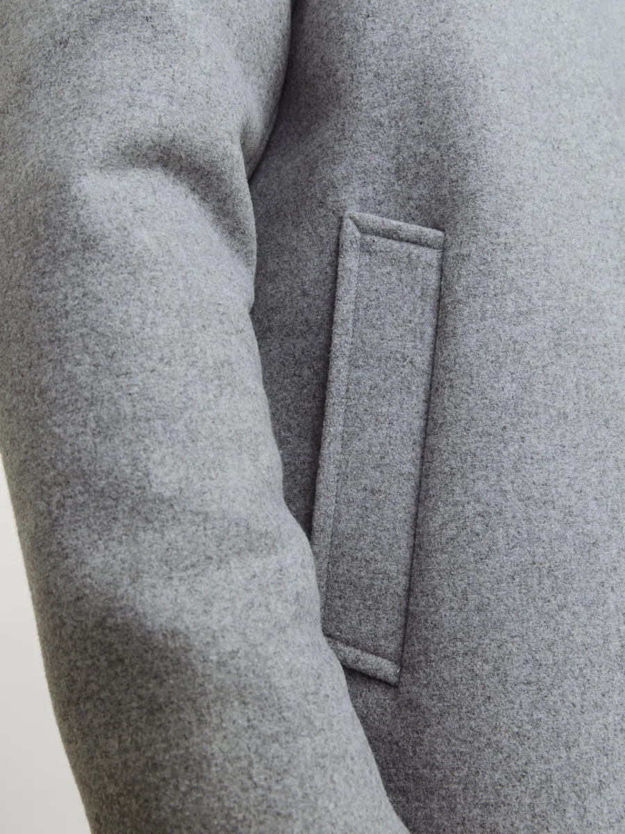 JACK & JONES Herren Mantel – Übergangsjacke & Wintermantel, Trenchcoat mit Stehkragen, Winddicht & Atmungsaktiv, Elegante Herren Jacke für Frühling, Herbst & Winter