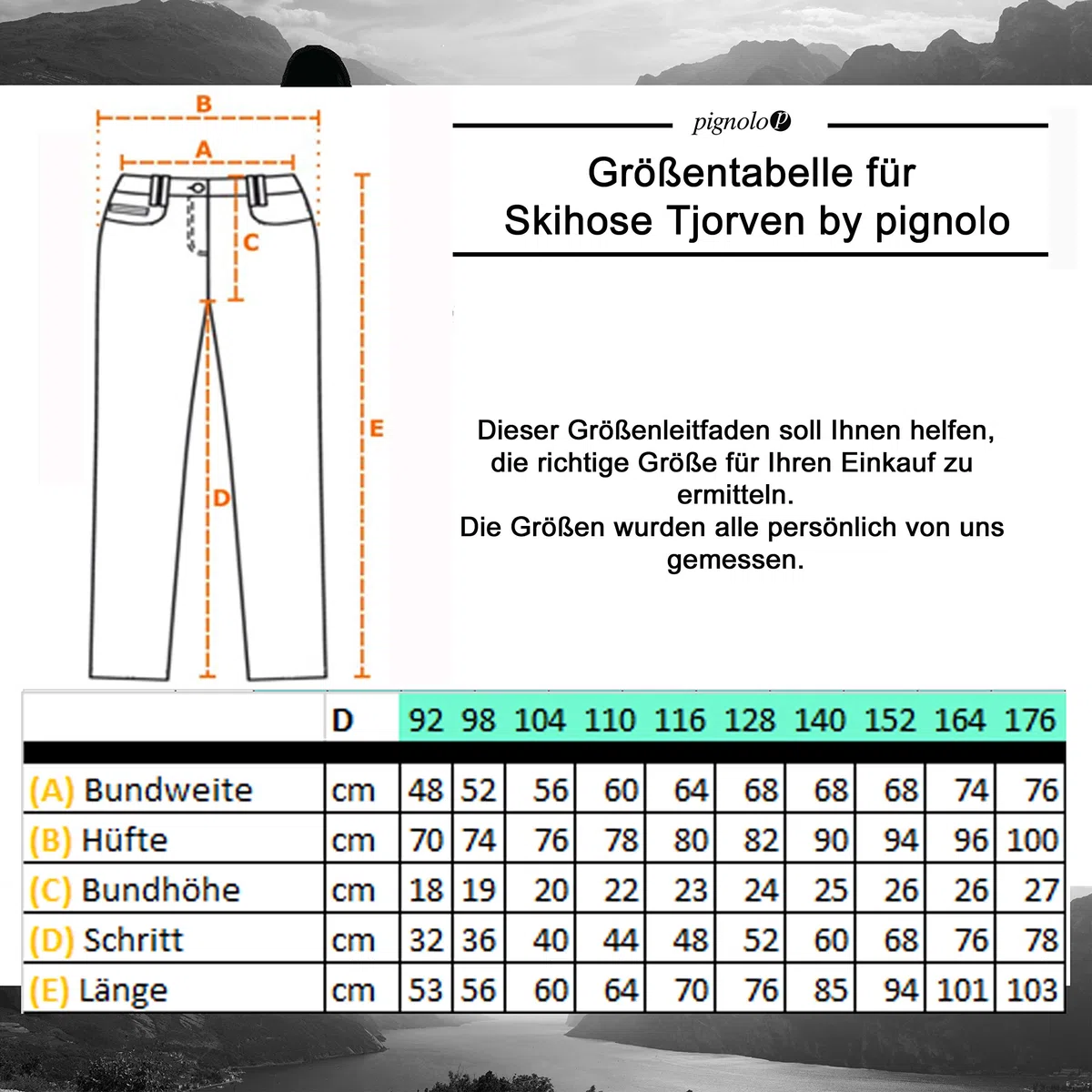 CMP Skihose Tjorven für Kinder | wasserdicht und schneefest | Fleecefütterung | mit Hosenträgern | in vielen Farben und Größen
