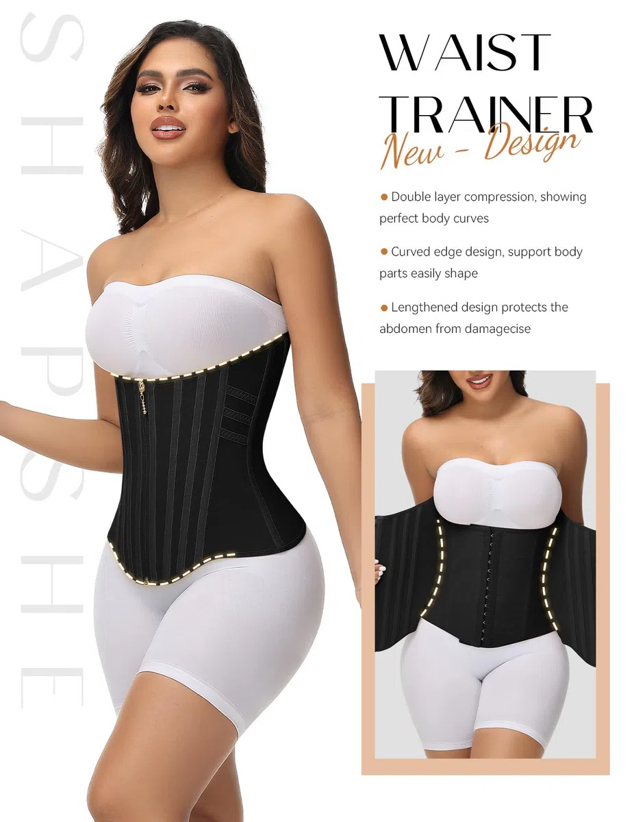 SHAPSHE Taille Trainer für Frauen Bauchkontrolle Taille Cincher Korsett Sport Workout Body Shaper Postpartum Bauch Band Gym