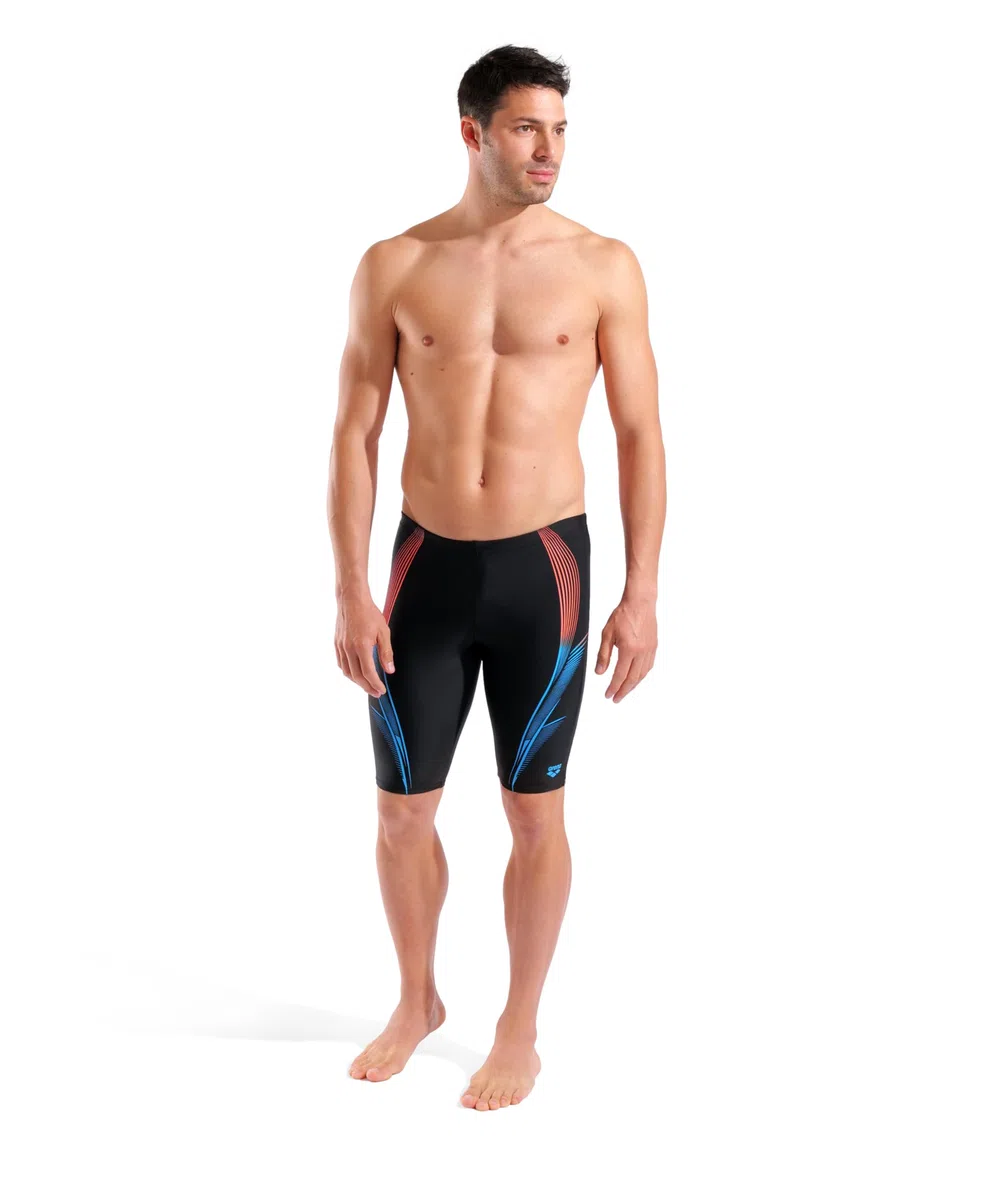 Arena Herren Feel Men's Blast Swim Jammer Knee-Length Swimsuit Sports Pool Bathing Suit Badehose