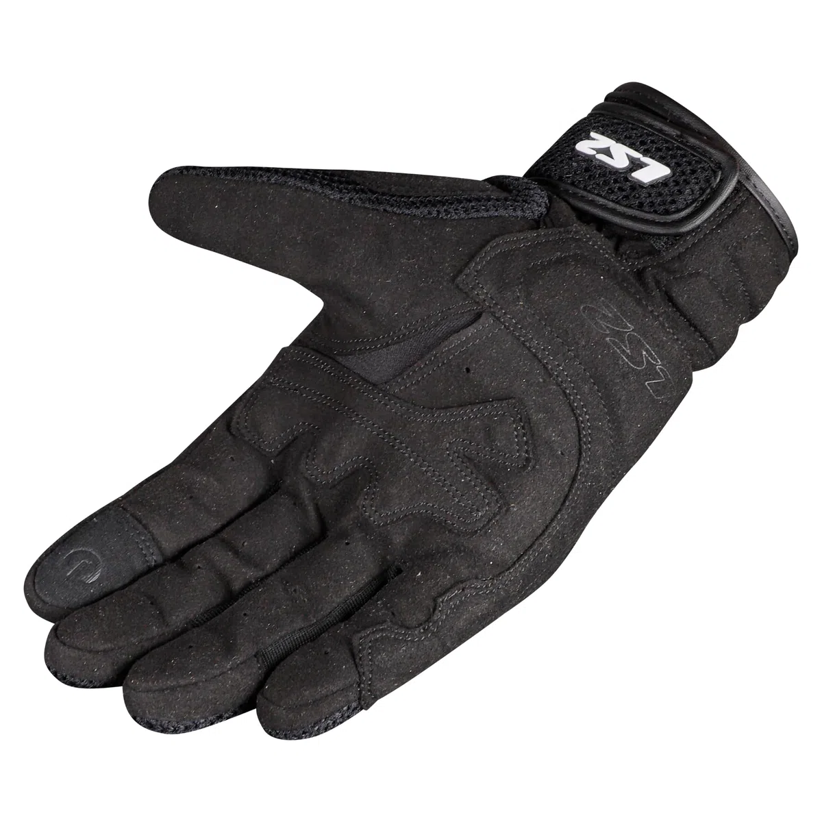 LS2 KUBRA MAN schwarz Motorradhandschuhe CE 3D-Mesh vorgekrümmt Klett