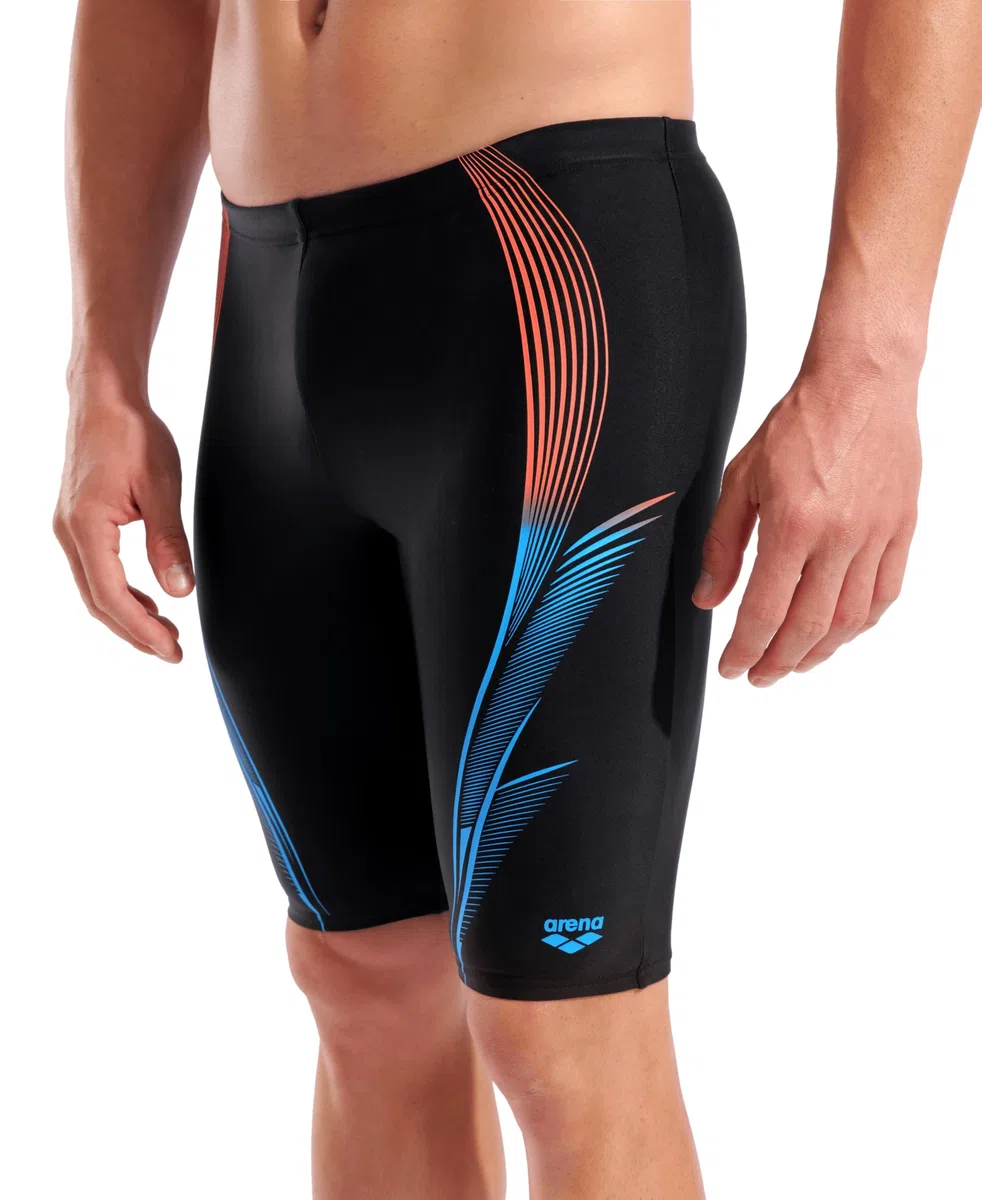 Arena Herren Feel Men's Blast Swim Jammer Knee-Length Swimsuit Sports Pool Bathing Suit Badehose