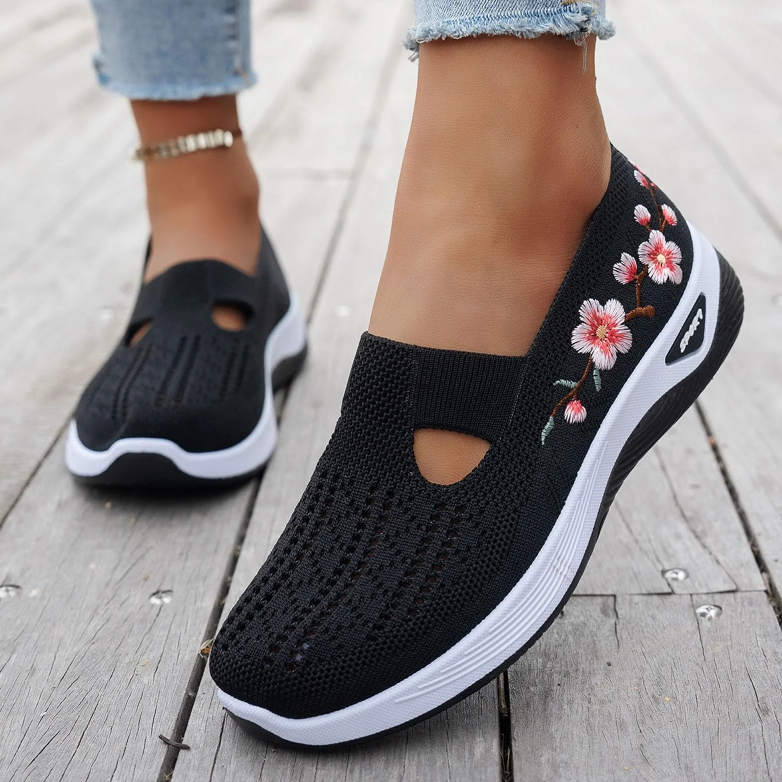 Orthopädische Schuhe Damen Walkingschuhe Sommerschuhe Sommer Diabetiker Weite H Gesundheitsschuhe Breite Füße Leicht Barfußschuhe Atmungsaktive Laufschuhe