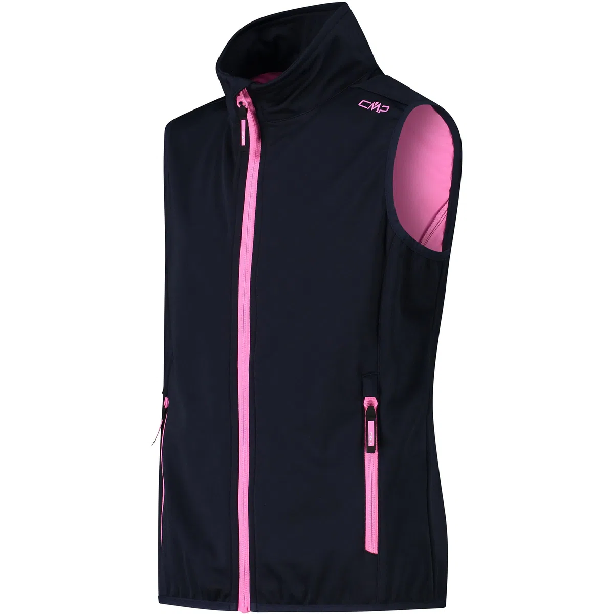 CMP Kinder Softshell Weste, b.blue-bubblegum, 164