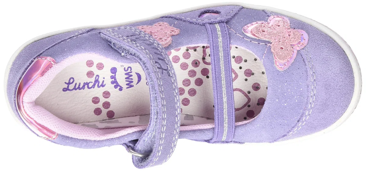 Lurchi Kinderschuhe Mädchen Ballerinas Grau Freizeit