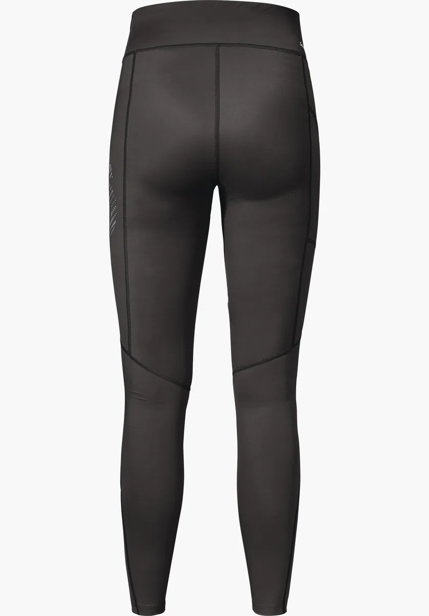 Schöffel Damen Tights Vikan L, Wanderleggings mit 4-Wege-Stretch für uneingeschränkte Bewegungsfreiheit, Outdoor Hose mit elastischem Bund und Oberschenkeltasche