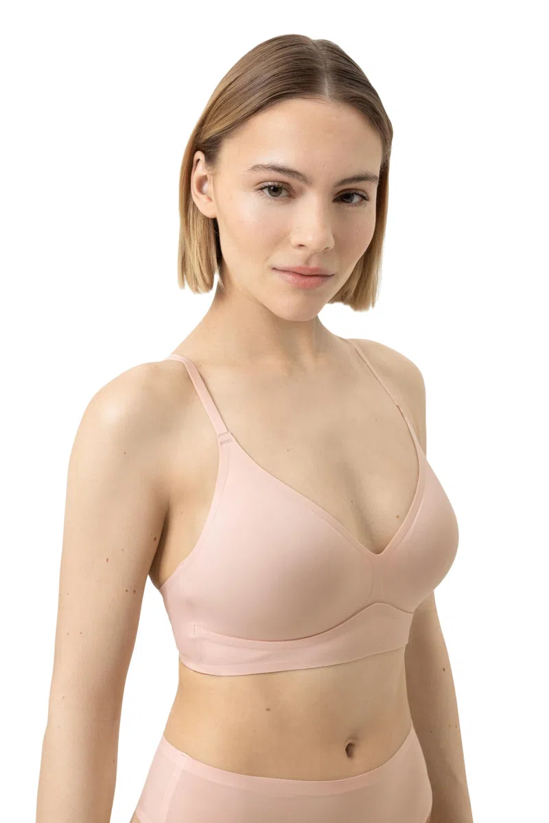 Mey Damen Triangle-BH: Bralette-Form, Bügellos, Glatte, bezogene Pads, verstellbare Träger, Extra flache Nähte, geklebt, Serie Simply Better Invisibles