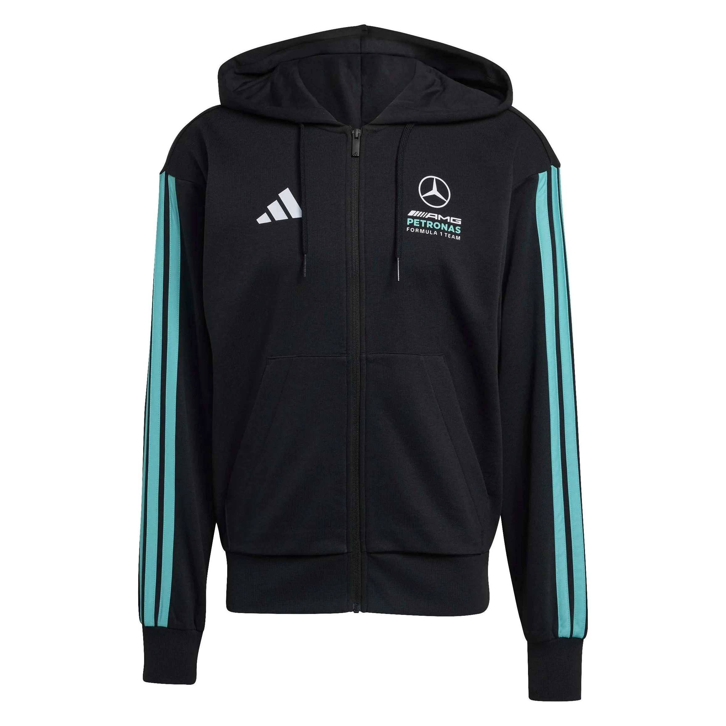 adidas Herren Mercedes - Amg Petronas Formula 1 Team DNA Full Zip Hoody Hoodies