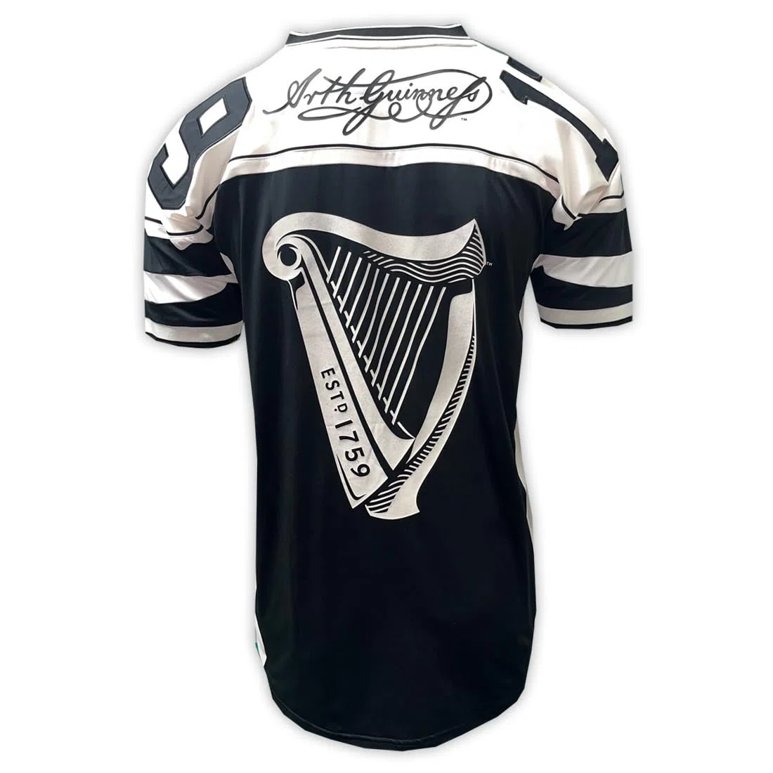 Guinness American Football Trikot, Schwarz / Cremefarben
