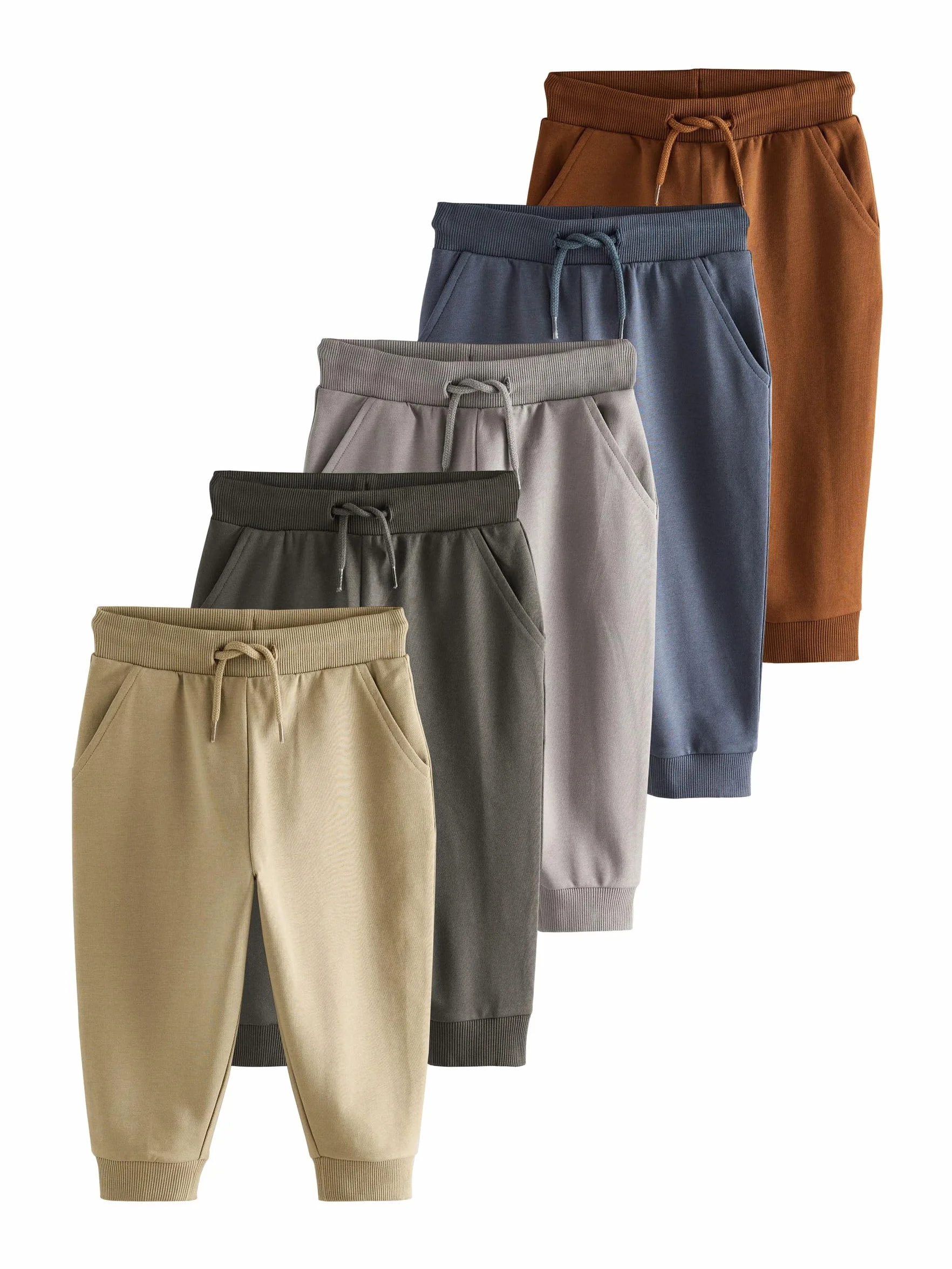 NEXT Jungen Regular Fit Jogginghose, 5er-Pack 62-122