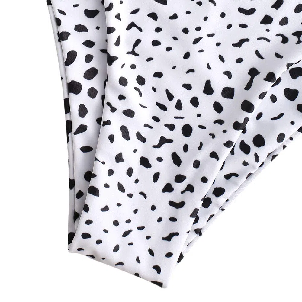 ZAFUL Damen Zweiteiliger Tankini, gepolsterter Bikini mit Blumenmuster Schnür-Tankini Oberteil hochtaillierte Shorts Badeanzug