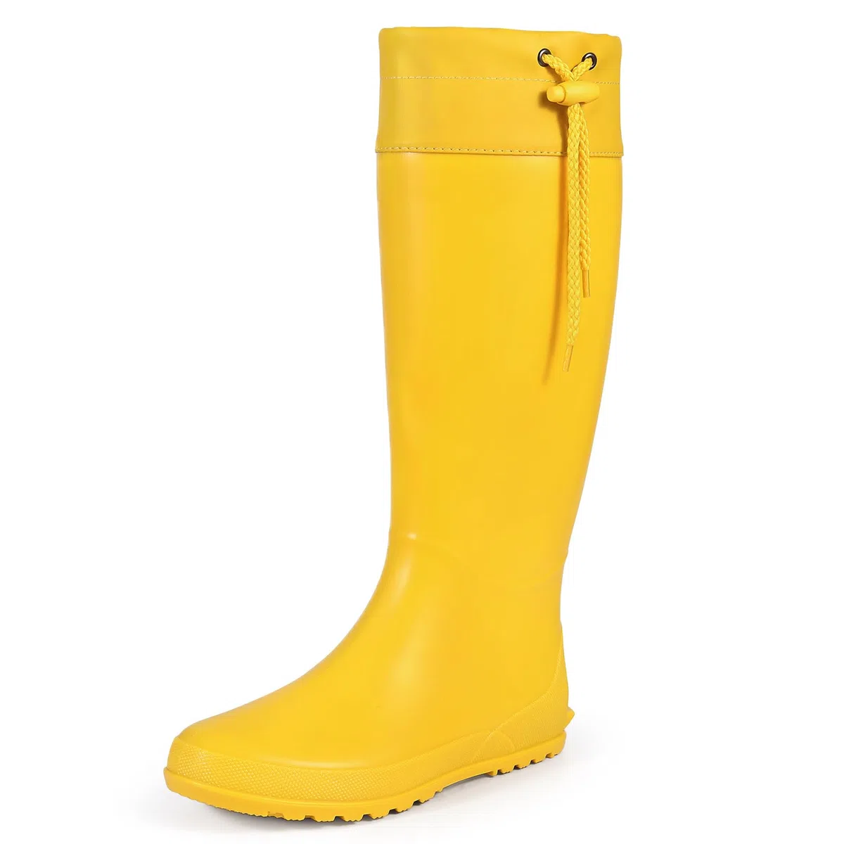 Asgard Verstaubare hohe Regenstiefel für Damen, wasserdicht, Gummi-Gartenstiefel, ultraleicht, flache Gummistiefel, Schlammstiefel, nicht für breite Waden geeignet