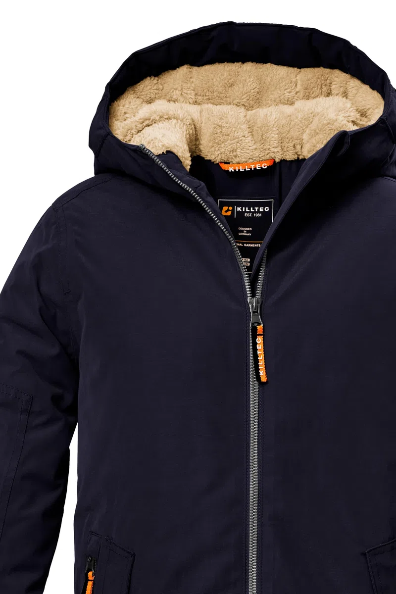 Killtec Jungen Kow 377 Bys Jckt Funktionsjacke/Winterjacke mit Kapuze