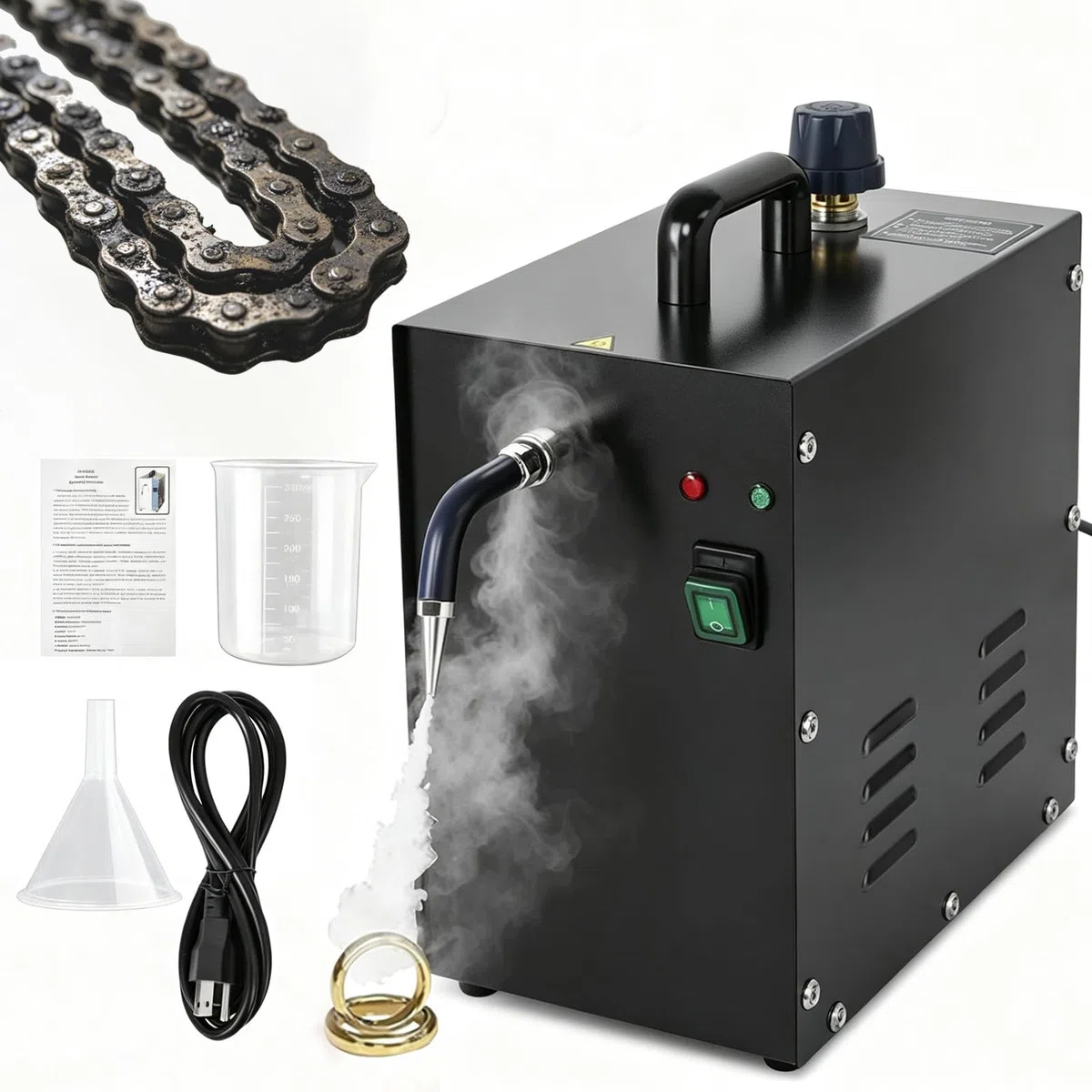 Schmuckreiniger Dampf Reinigungsmaschine,Hochdruck Schmuck Dampf Reinigungsmaschine für Münzen, kleine Metallteile, Aufzeichnung, Leiterplatte, Laborwerkzeuge