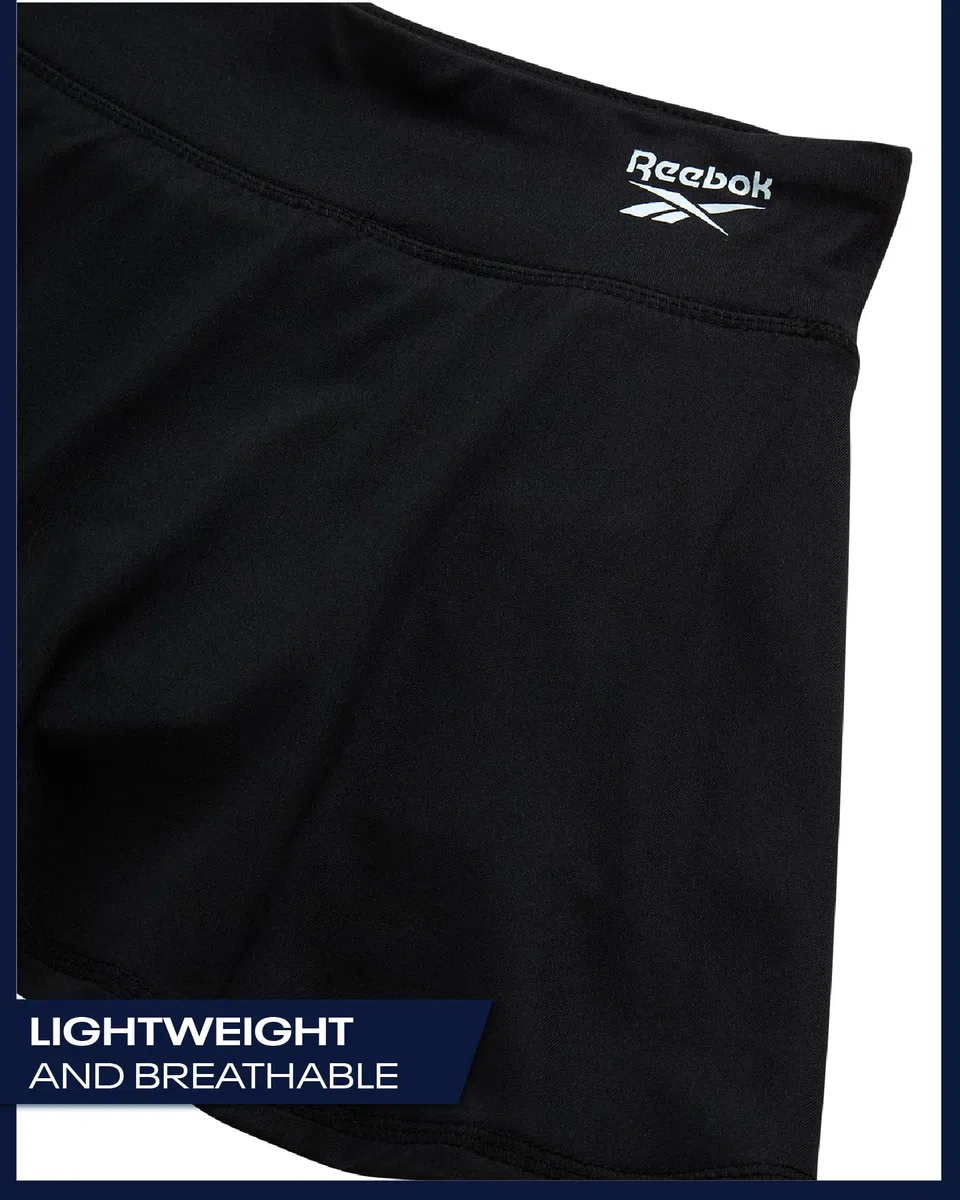 Reebok Mädchen-Skorts, athletischer Skort für Mädchen, atmungsaktiv, Sommer-Skorts, Activewear, athletische Röcke für Workout, Sport, 2 Stück