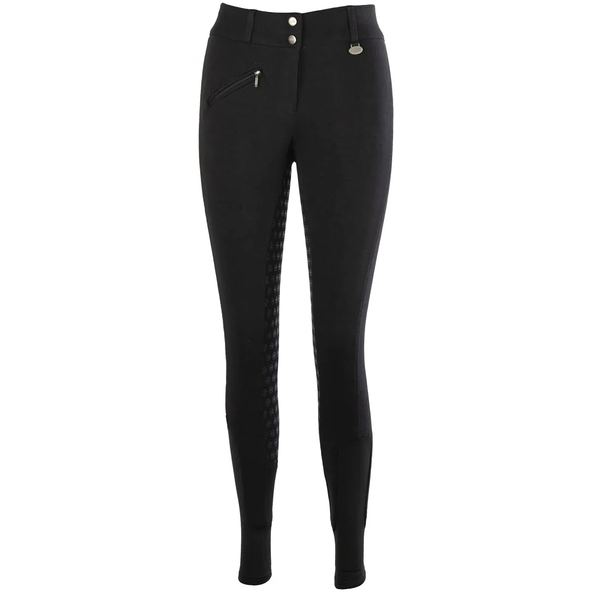 Lazura - Winter Reithose für Damen & Kinder Comfort | mit Silikon Vollbesatz & Fronttasche | warme Reitleggings in Nachtblau oder Schwarz | Reitbekleidung in Größe 104-176 & 36-48