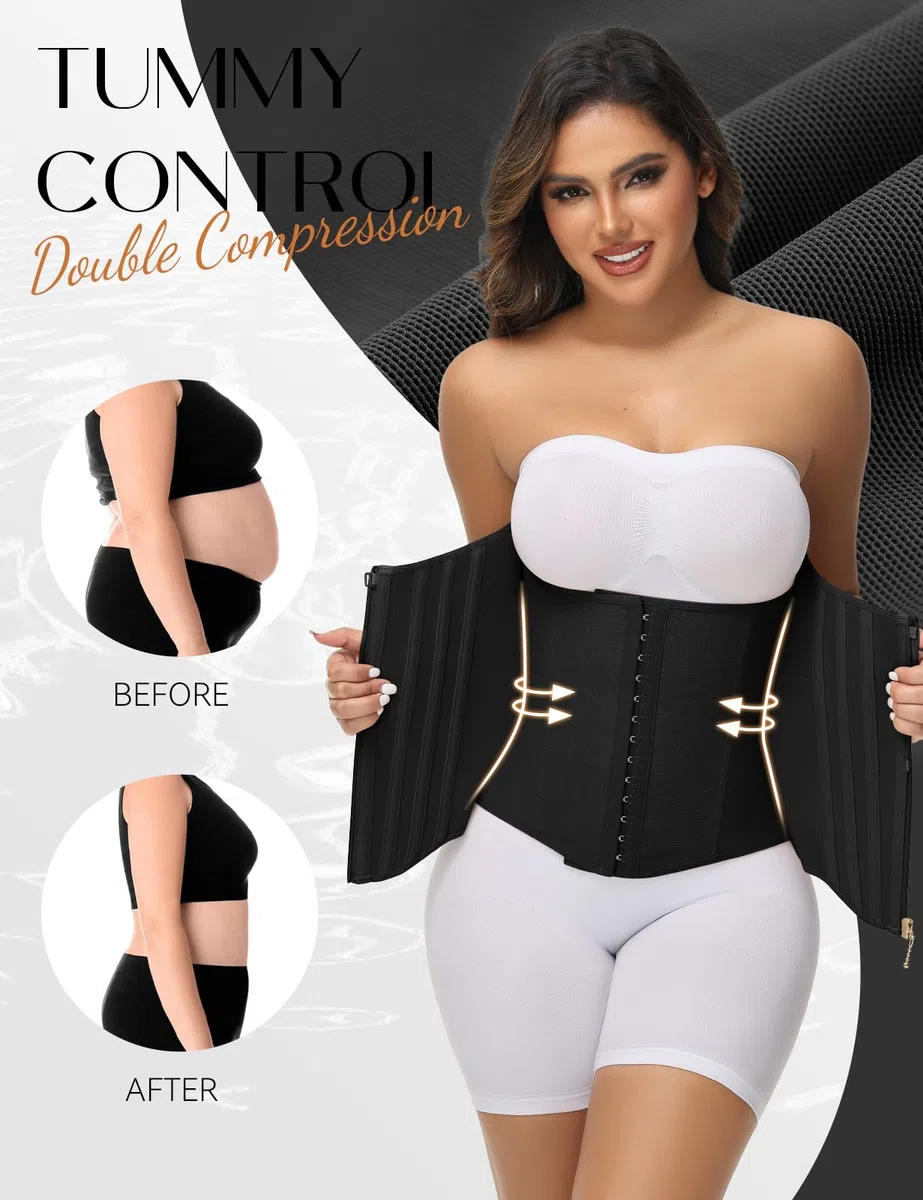 SHAPSHE Taille Trainer für Frauen Bauchkontrolle Taille Cincher Korsett Sport Workout Body Shaper Postpartum Bauch Band Gym