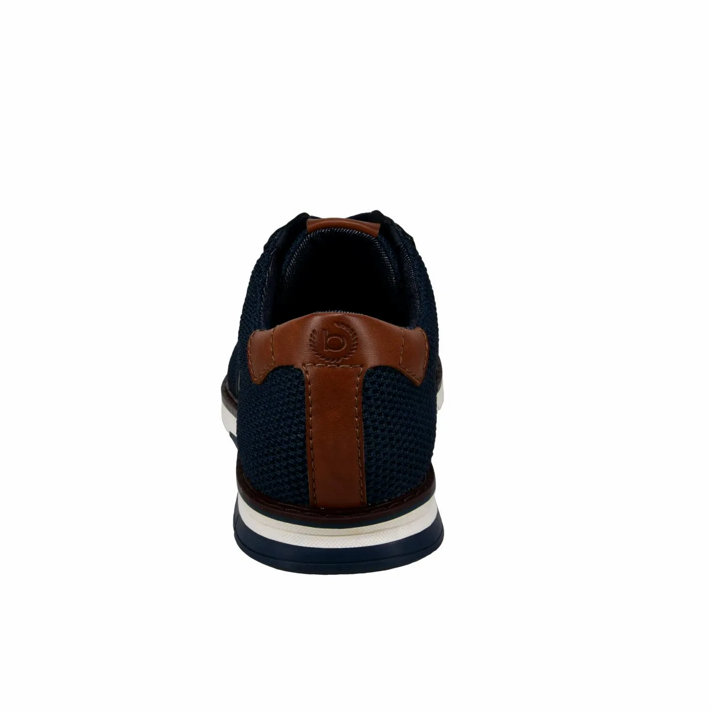 bugatti Schnürhalbschuh aus atmungsaktivem Materialmix, Memory Foam, elastische Schnürsenkel, Dunkelblau, 45 EU