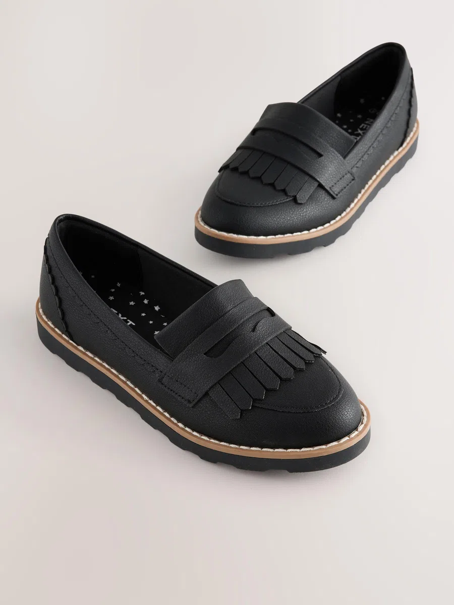 NEXT Mädchen Standard Passform (F) Loafer für die Schule