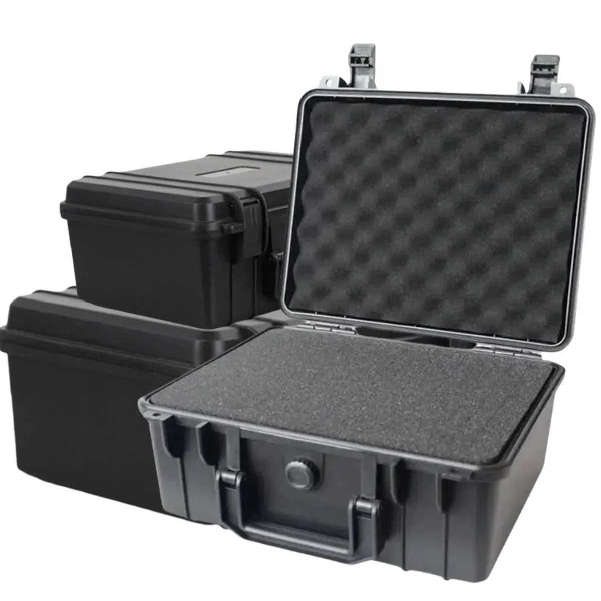 Wasserdichter Hartschalen-Werkzeugkasten, Sicherheitsschutzbox, tragbarer Organizer, Hardware-Aufbewahrungskoffer, schlagfester Instrumentenkoffer für Strandtourismus(280x240x130mm)