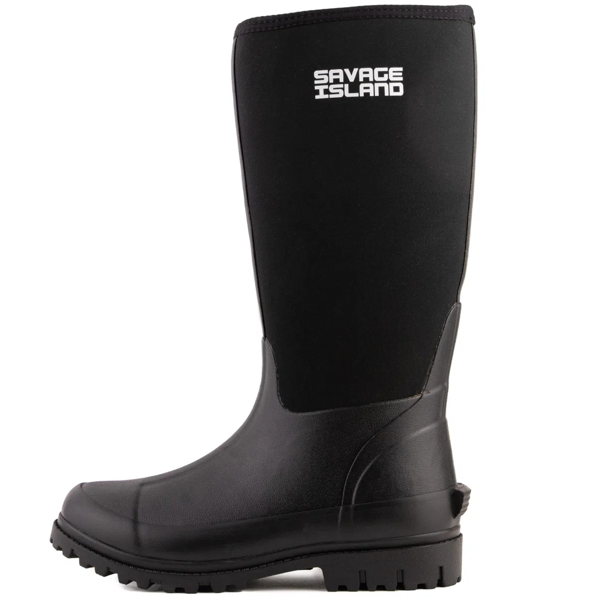 Savage Island Damen-Gummistiefel aus Neopren, isoliert, warm, gefüttert, vollständig kniehoch, wasserdicht
