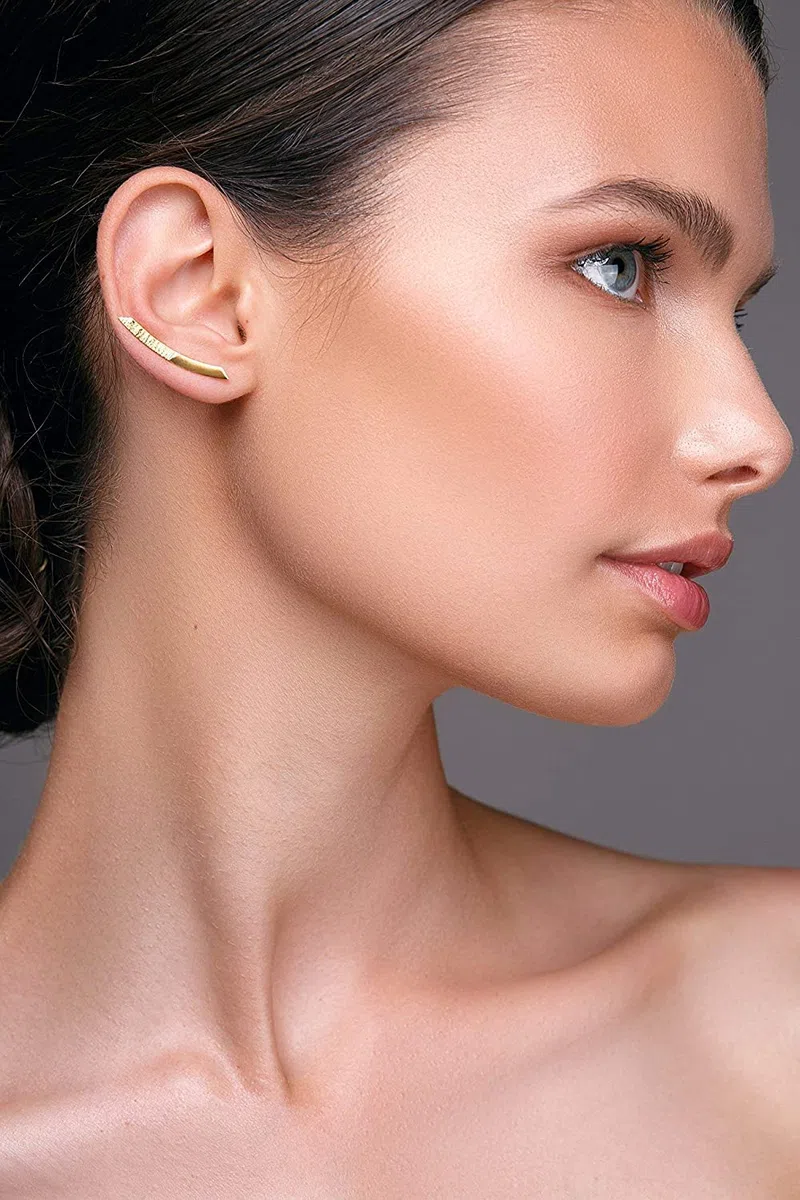 Handmade geschenk für sie Minimalistische Ohr Manschetten Ohrringe aus sterling silber,Schmuck, Ohr Kletterer, hypoallergene Ohrringe, earcuff, ear cuff
