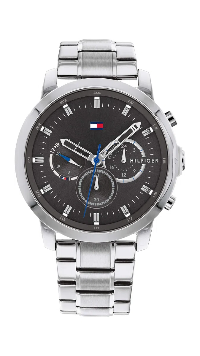 Tommy Hilfiger Multi Zifferblatt Quarz Uhr für Herren mit Edelstahl- oder Lederarmband