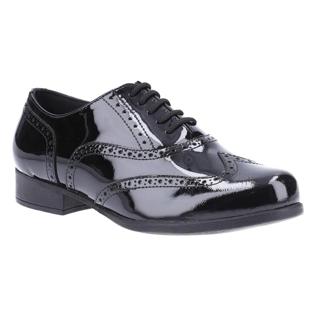 Hush Puppies Mädchen Kada Senior Patent Schuluniform-Schuh