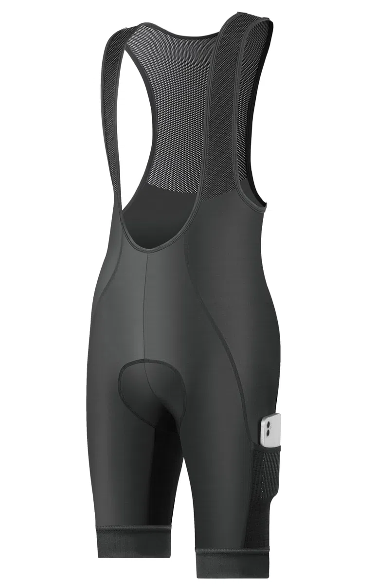 CEROTIPOLAR Herren Radhose Bib Shorts mit Langstrecken-Polster – Atmungsaktiv, Schnelltrocknend, UPF50+ Sonnenschutz