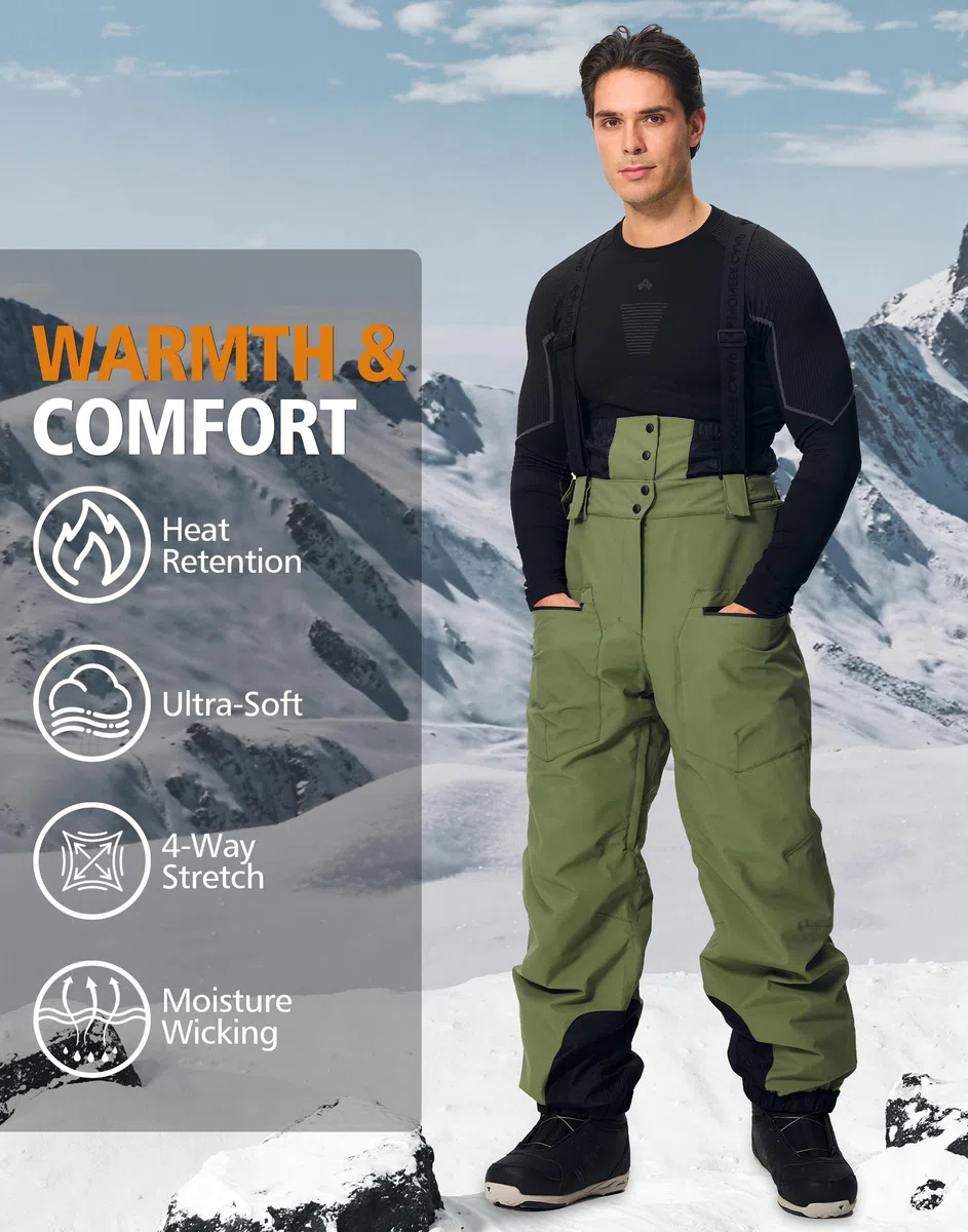 Pioneer Camp Thermounterwäsche Herren Set - Atmungsaktives & Warmes Material, Seamless Perfekte Passform funktionsunterwäsche, Skiunterwäsche - Geeignet für Verschiedene Sportarten und Freizeit
